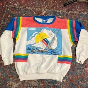 Women 80s/90s Adidas Sailing Pullover